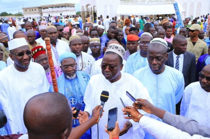 Yamoussoukro : le Président du Sénat et le Ministre Souleymane Diarrassouba prient pour la paix