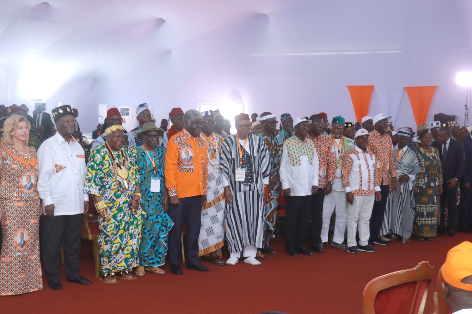 Yamoussoukro : le couple présidentiel et le Premier Ministre mobilisent les Chefs traditionnels et les femmes