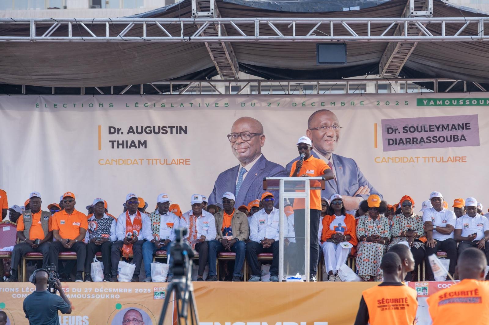 Yamoussoukro commune/Elections législatives : les ministres Souleymane Diarrassouba et Augustin Thiam lancent officiellement leur campagne électorale