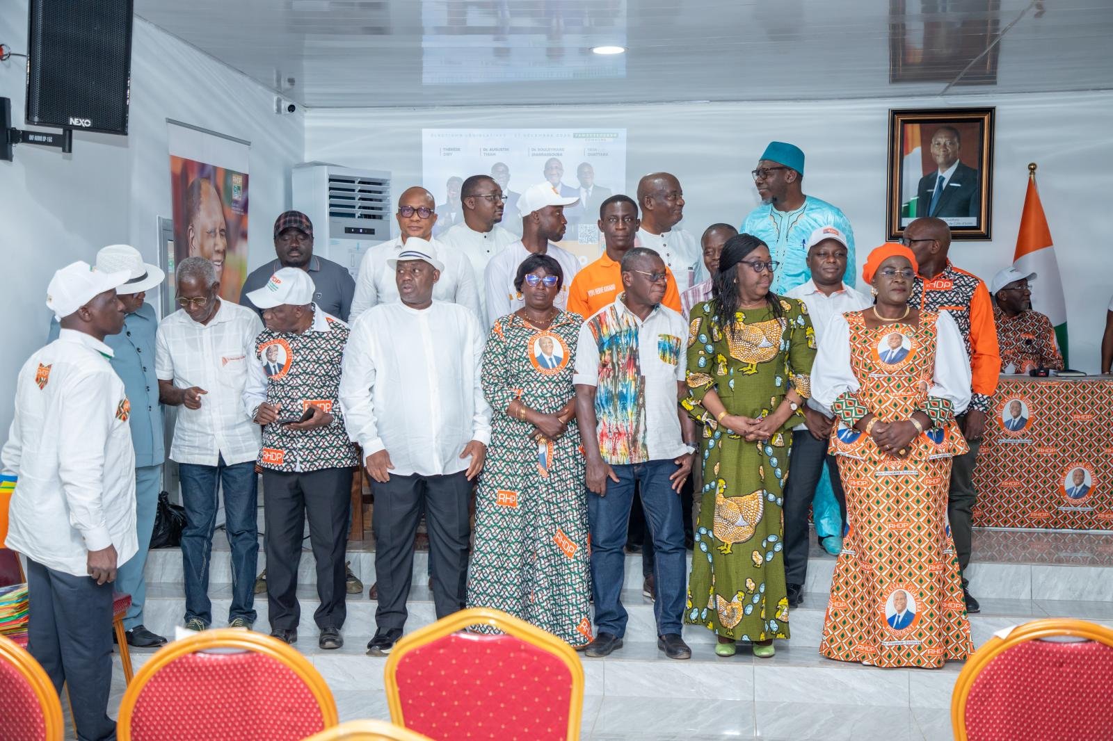 Yamoussoukro/Elections législatives : des feuilles de route remises aux membres de la Direction de campagne du RHDP