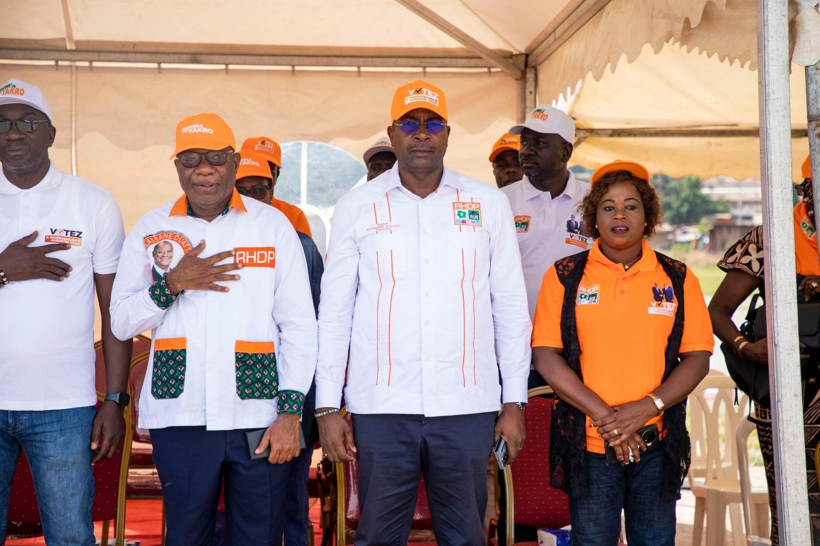 👉 Les femmes du Vivrier et le monde agricole avec le RHDP-Yakro !