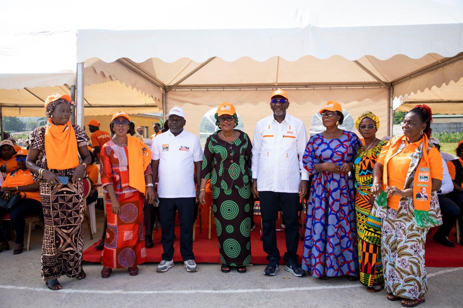 👉 Les femmes du Vivrier et le monde agricole avec le RHDP-Yakro !