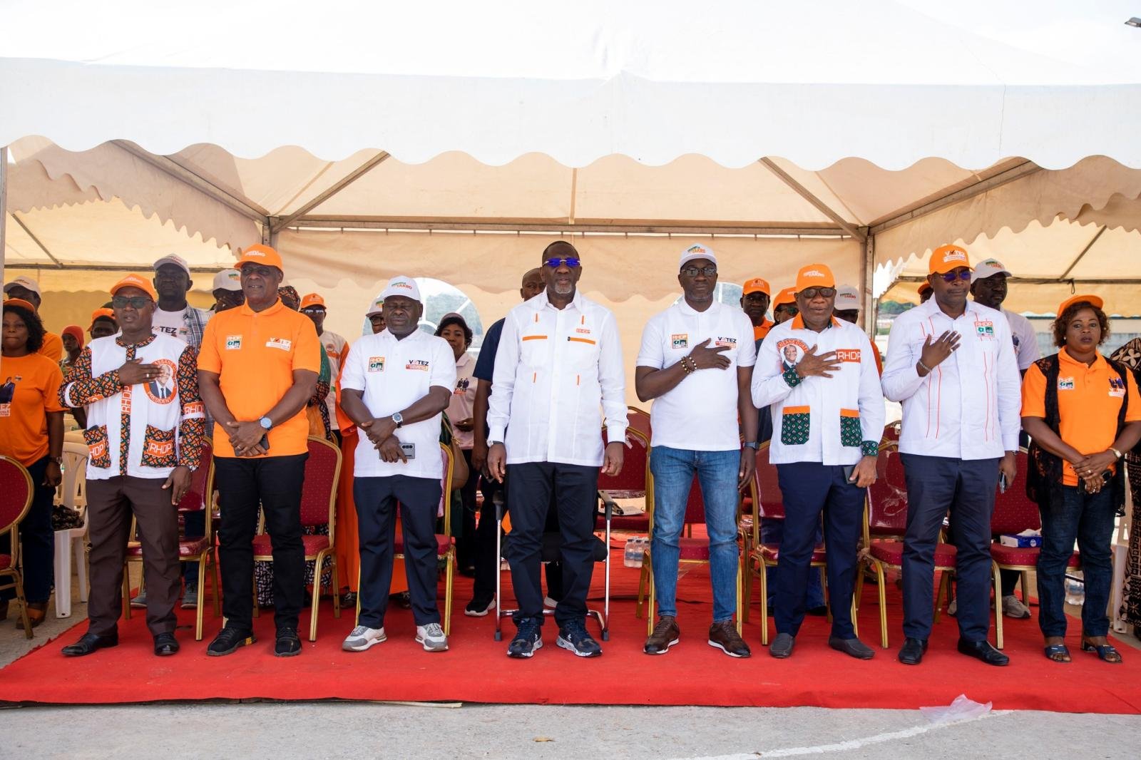 👉 Les femmes du Vivrier et le monde agricole avec le RHDP-Yakro !