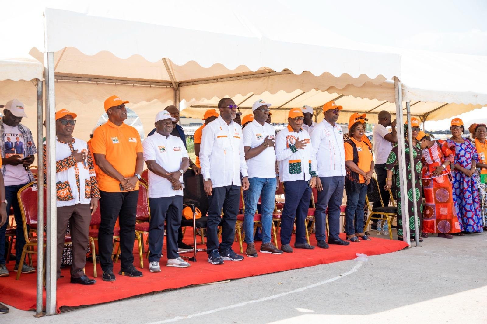 👉 Les femmes du Vivrier et le monde agricole avec le RHDP-Yakro !