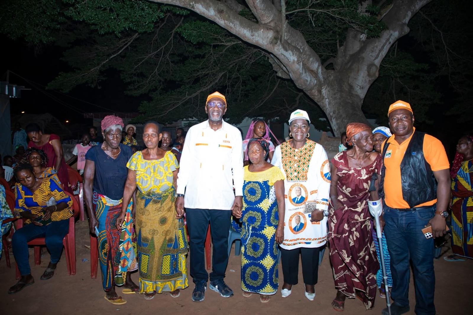 Rencontre avec les populations de N’gattakro, Sahabo, Bonzi, Kikro  et Abouakouassikro