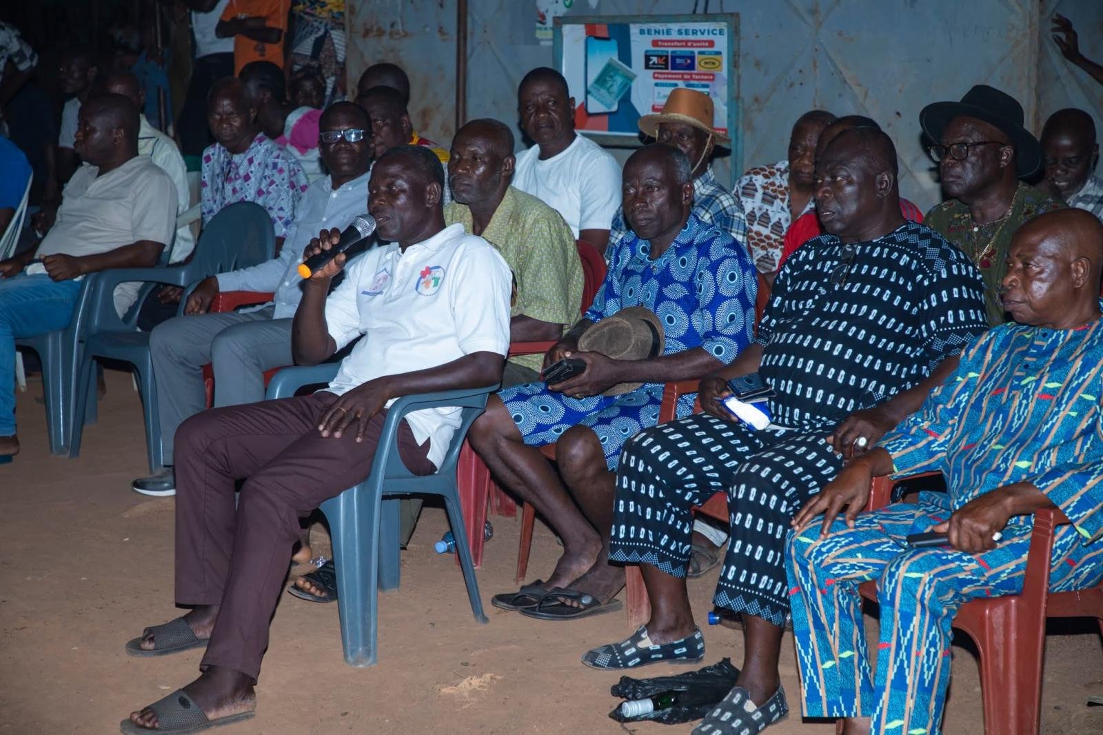 Rencontre avec les populations de N’gattakro, Sahabo, Bonzi, Kikro  et Abouakouassikro