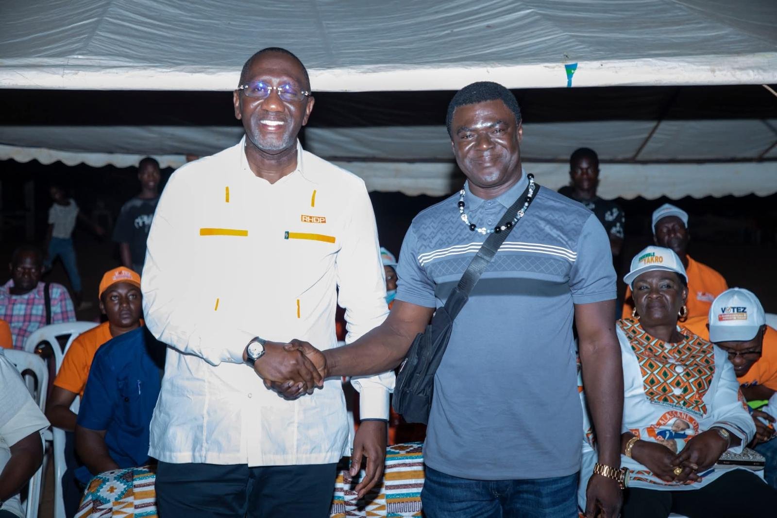 Rencontre avec les populations de N’gattakro, Sahabo, Bonzi, Kikro  et Abouakouassikro