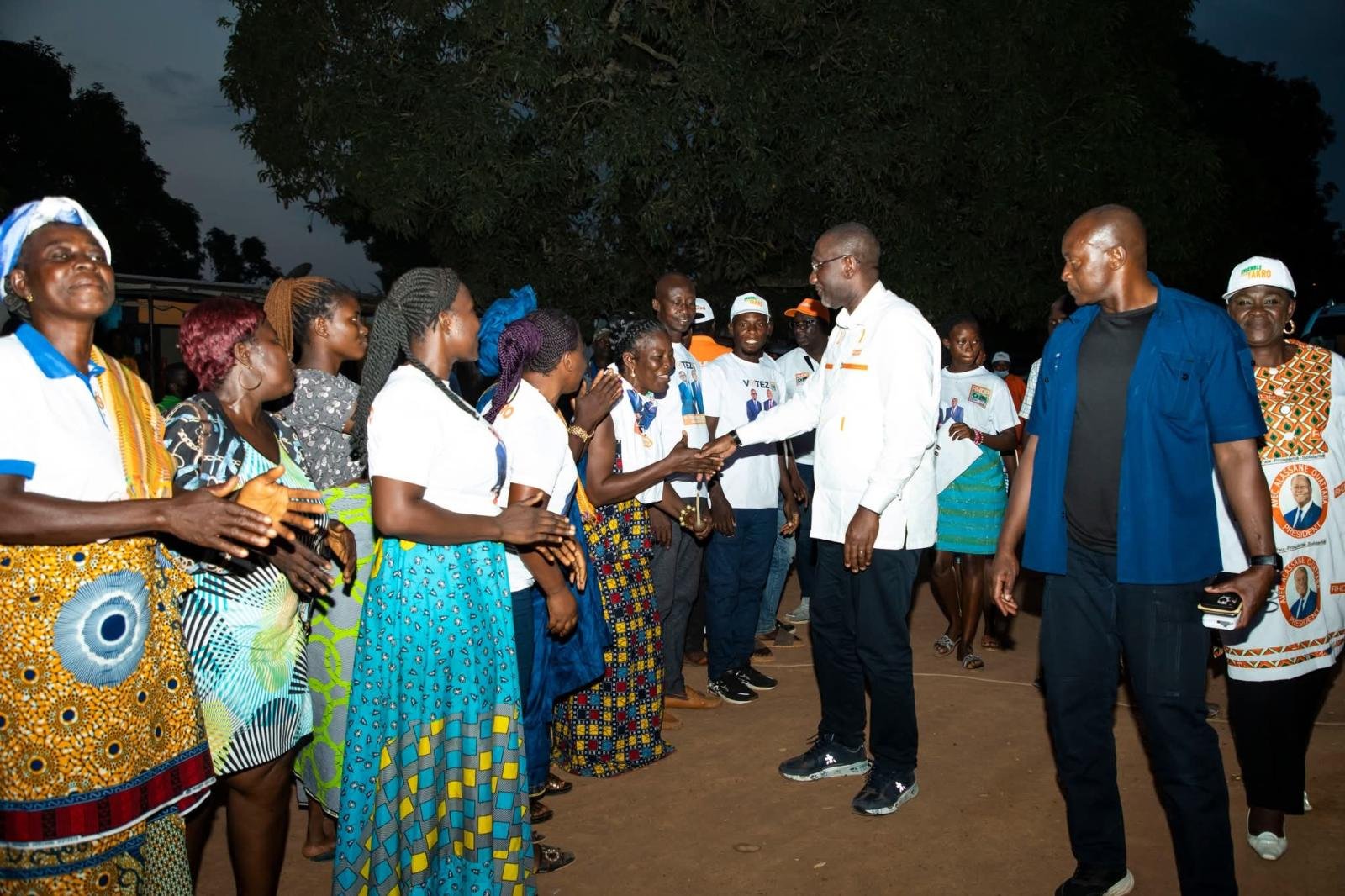 Rencontre avec les populations de N’gattakro, Sahabo, Bonzi, Kikro  et Abouakouassikro