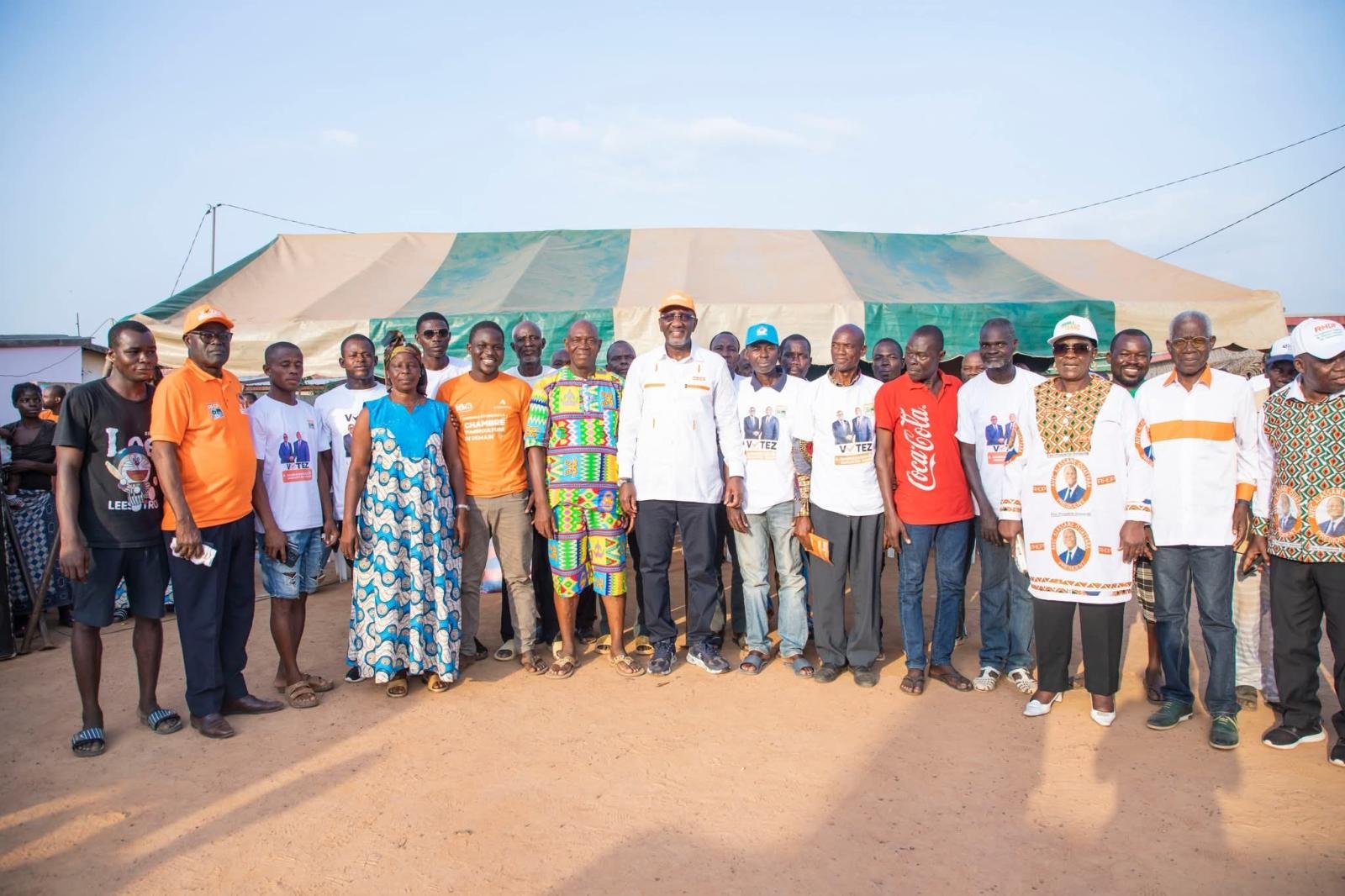 Rencontre avec les populations de N’gattakro, Sahabo, Bonzi, Kikro  et Abouakouassikro