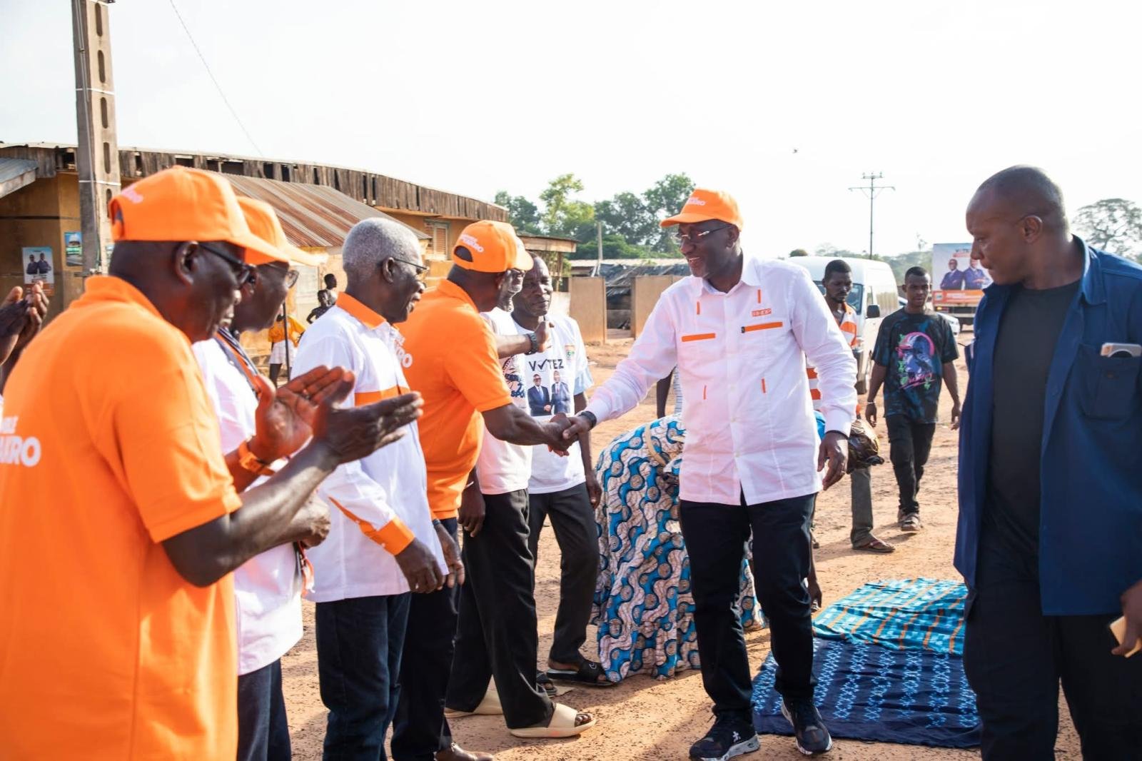 Rencontre avec les populations de N’gattakro, Sahabo, Bonzi, Kikro  et Abouakouassikro