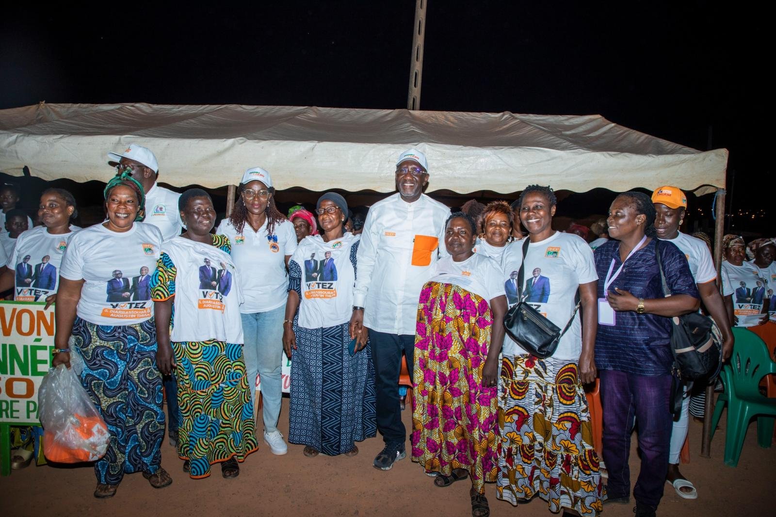 Yamoussoukro : Les femmes disent oui au RHDP!