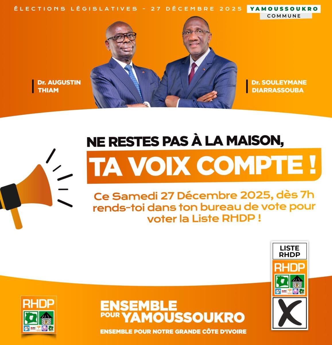 Ne reste pas à la maison, ta voix compte !