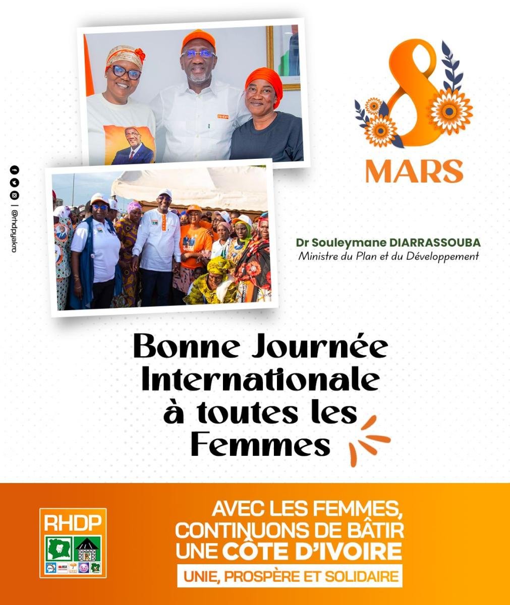 Bonne célébration de la journée internationale des droits des femmes