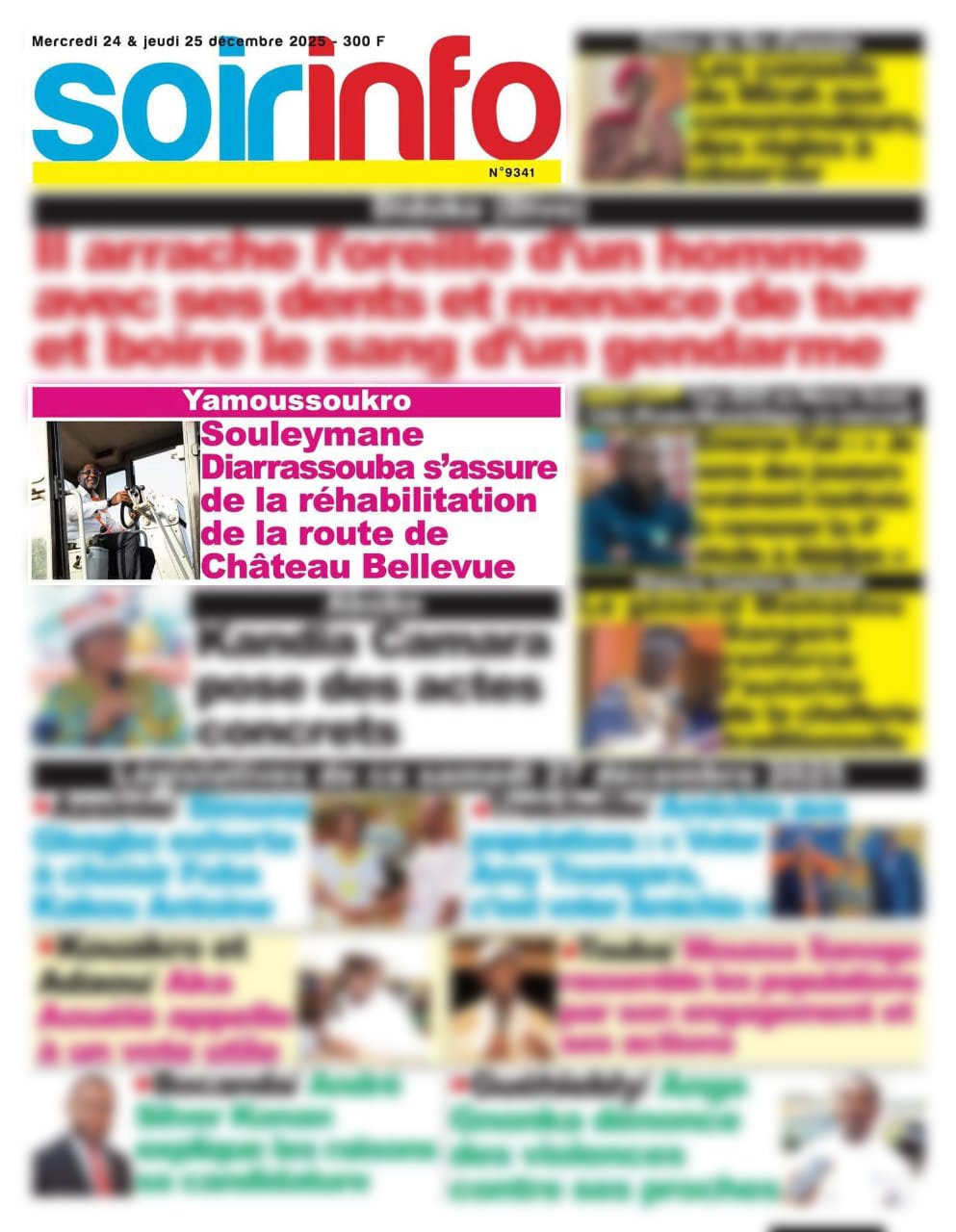 SOIR INFO N° 9341 DU 24 & 25  décembre 2025